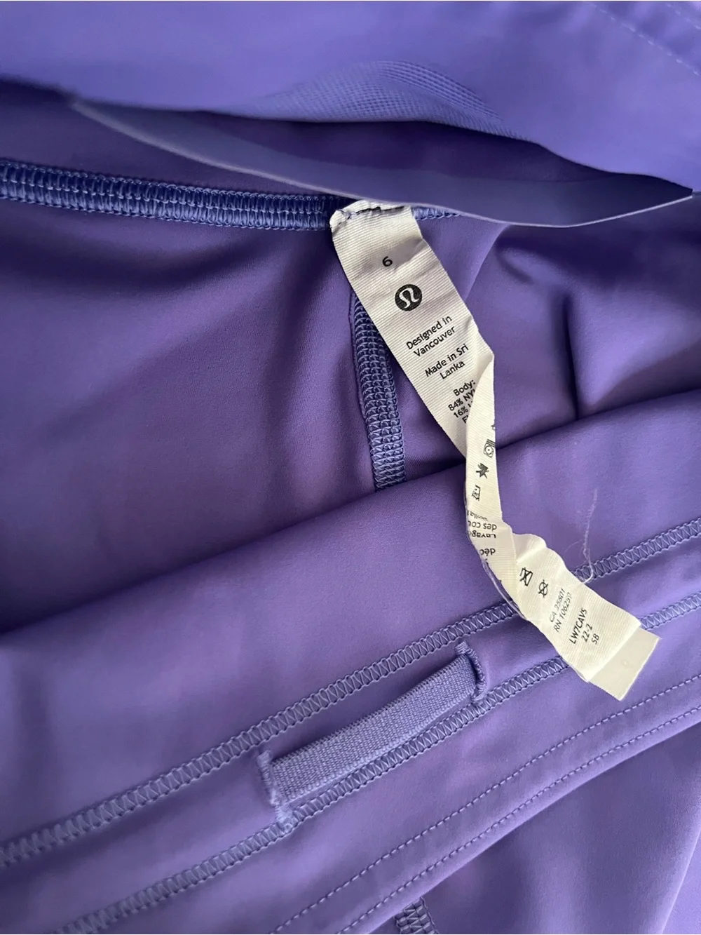 EUC Size 6 Lululemon Base Pace HR Short 6” Style Purple Size 6 Purple Run Short